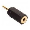Adaptador elite de plug 2,5 mm a jack 3,5 mm, estéreo