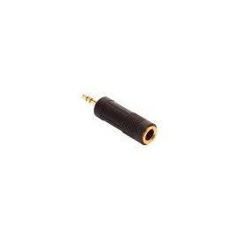 Adaptador elite de plug 3,5 mm a jack 6,3 mm, estéreo