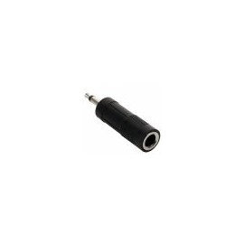 Adaptador de plug 3,5 mm a jack 6,3 mm, monoaural