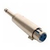 Adaptador de plug 6,3 mm a jack Cannon, monoaural