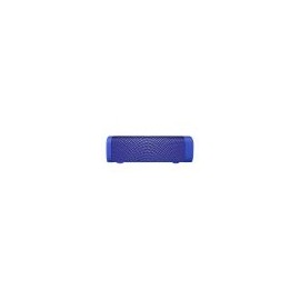 Bocina Bluetooth mini SoundBar con acabado textil azul