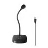 Micrófono USB de condensador con cuello flexible y botón touch
