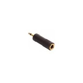 Adaptador elite de plug 3,5 mm a jack 6,3 mm, monoaural