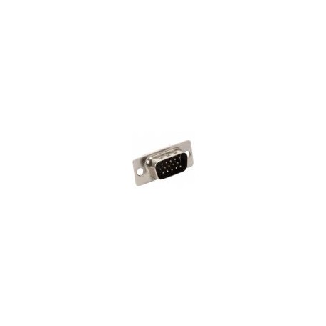 Plug DB15 VGA para soldar, sin cubierta