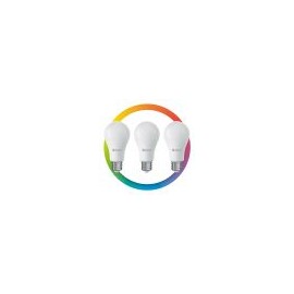 3 focos LED Wi-Fi* multicolor, de 10 W