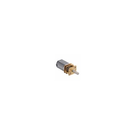 Motor reductor metálico con eje tipo D, 6 Vcc