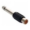 Adaptador de plug 6,3 mm a jack RCA, monoaural