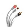 Cable plug 3,5 mm a 2 plug RCA de 3,6 m, reforzado