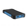 Power Bank de 6,000 mAh con 2 salidas USB y cargador solar
