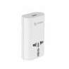 Adaptador universal de contactos, con cargador USB para viaje