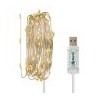 Serie LED USB cálida de 9,6 m con control remoto