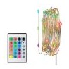 Serie LED multicolor RGB de 2 m con módulo para pilas y control remoto
