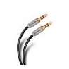 Cable auxiliar plug a plug 3,5 mm de 90 cm, ultradelgado y conectores reforzados